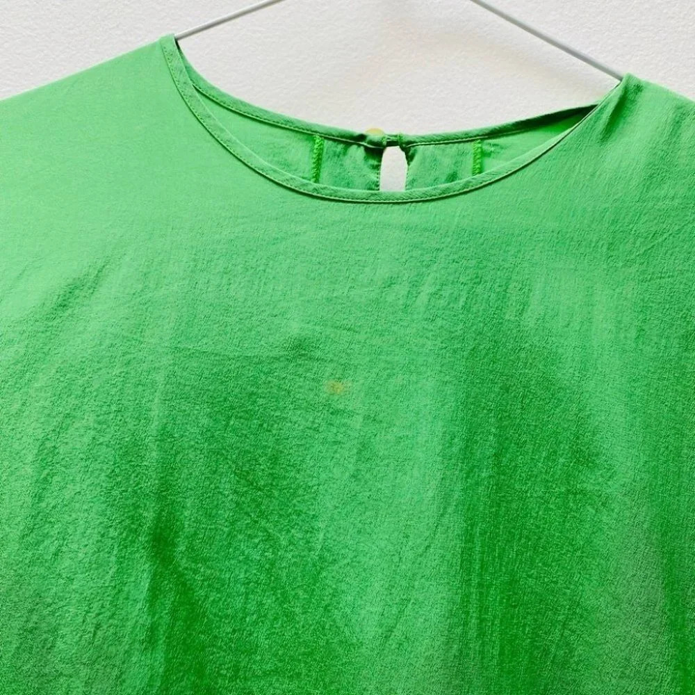 Vintage Green Boxy T-Shirt - Picture 2 of 4